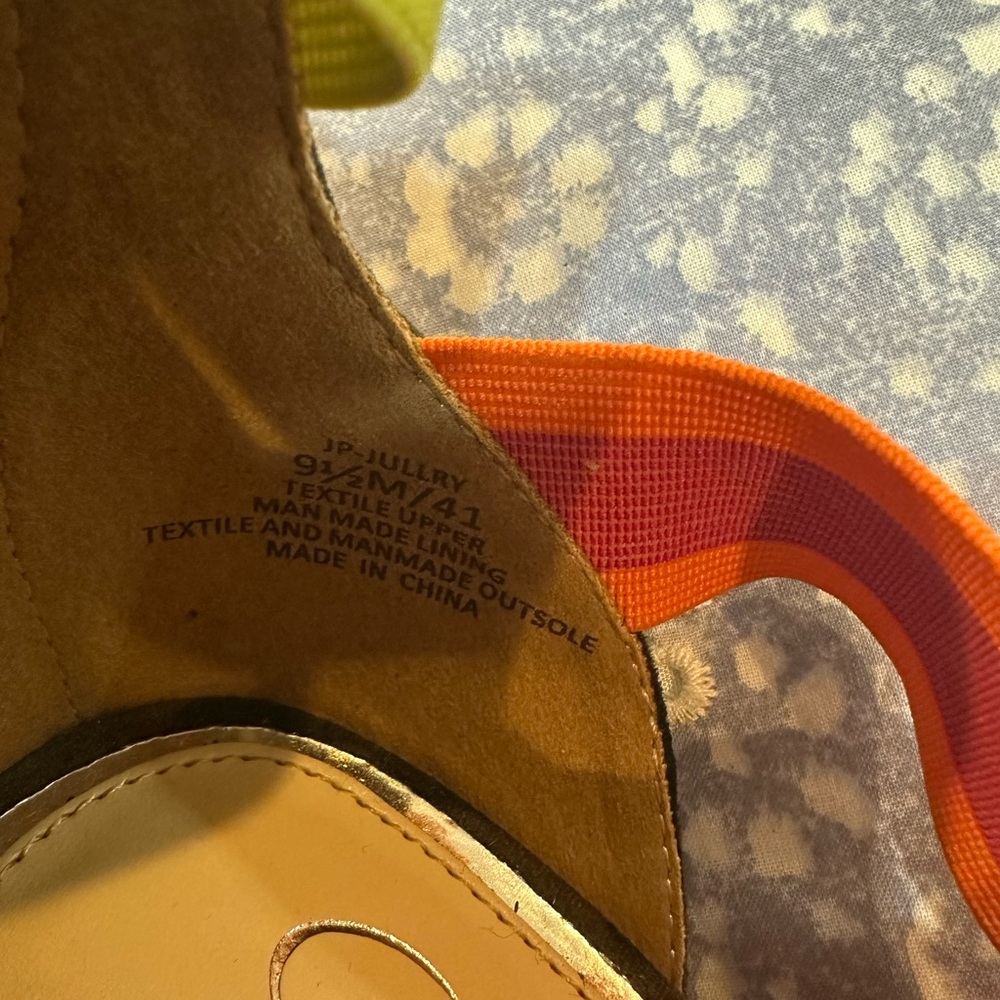 Jessica Simpson Multicolor Camo Strappy Heels - Picture 5 of 5